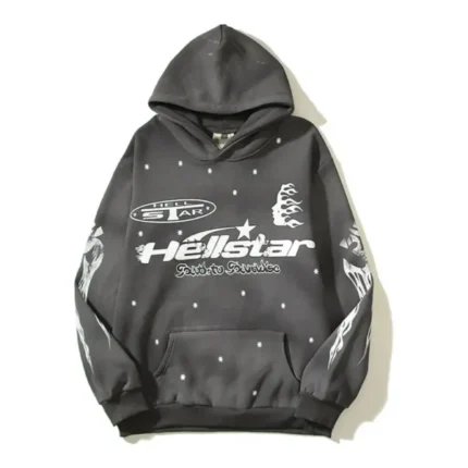 Black Hellstar Studios Racer Vintage Hoodie