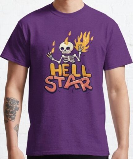 Hellstar Purple Color Shirt